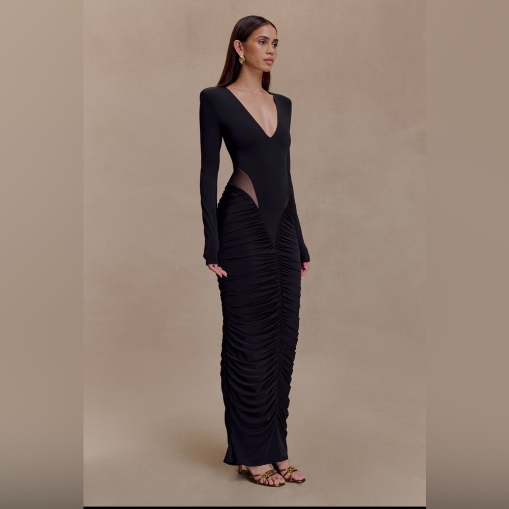 Louanne long sleeve maxi dress MESHKI